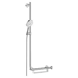 Душевой гарнитур Hansgrohe Raindance Select S 120 EcoSm/U'Comf, настенный, с ручным душем, цвет: хром купить в Москве: интернет-магазин StudioArdo