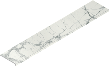Italon Керамогранитная ступень Charme Deluxe Scalino Ang. DX Invisible 33х160 Nat