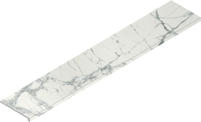 Italon Керамогранитная ступень Charme Deluxe Scalino Ang. DX Invisible 33х160 Nat