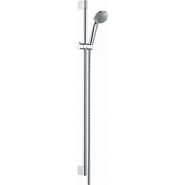 Душевой гарнитур Hansgrohe Crometta 85 Green 95.9см., с ручным душем, цвет: хром купить в Москве: интернет-магазин StudioArdo