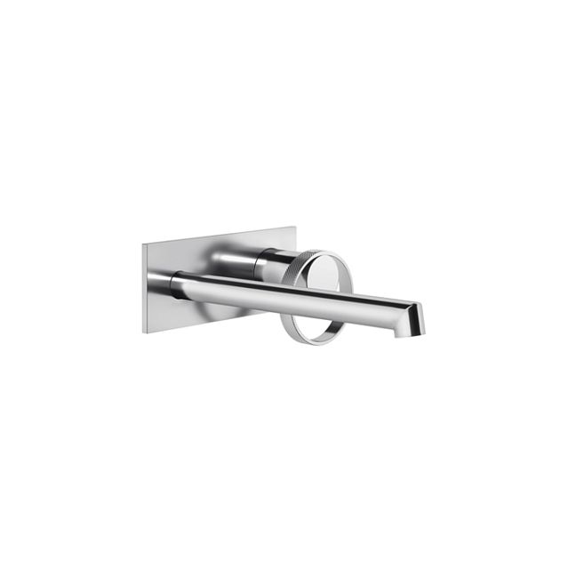 Gessi Anello Смеситель настенный, с изливом 194-214 мм, Black Metal Brushed PVD (внешняя часть)