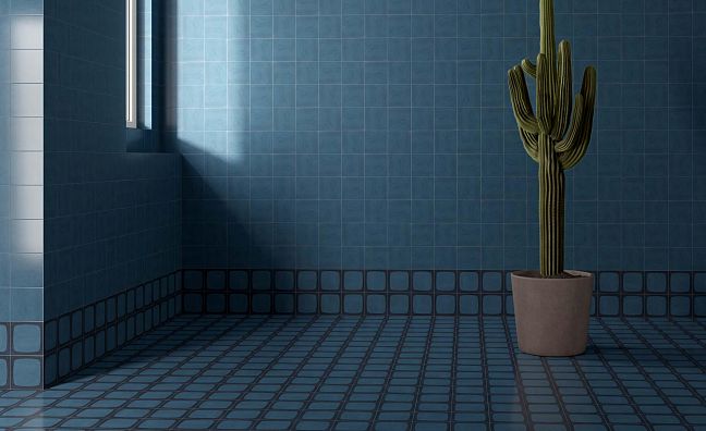 Mutina Керамическая плитка Betty Night Blue Frame 20,5x20,5