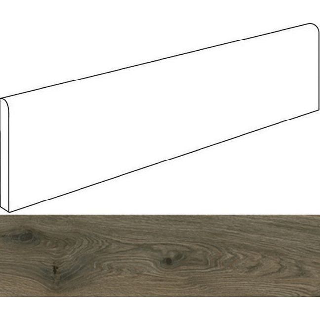 Italon Плинтус из керамогранита Avantgarde Pepper 7,2x80 Battiscopa