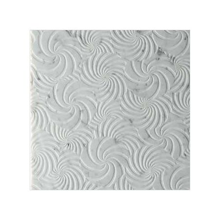Мраморная плитка Akros Dogma Light Ironia LN Bianco Carrara Naturale 30,5x30,5