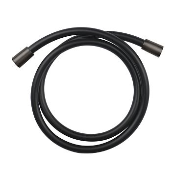 Gessi 316 Шланг Darkflex, для ванны с коническим соединением на 1/2, длина 150 см, brushed black metal pvd