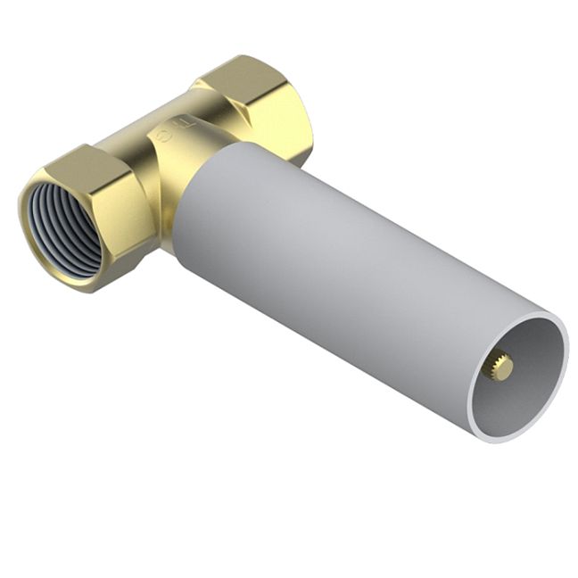 THG Корпус вентиля 3/4&amp;quot;, встраиваемый в стену, для холодной воды, левый, цвет: золото