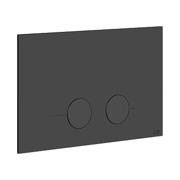 Gessi Клавиша смыва для унитаза, двойная, для систем инсталляций Geberit Sigma8 и Sigma12, черный матовый