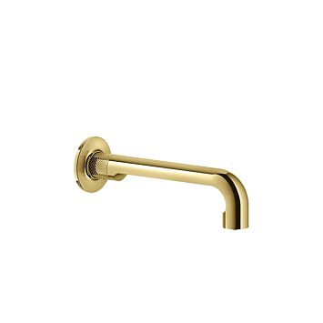 Gessi Inciso Настенный излив 210мм, на 1/2, комбинируемый с удаленным управлением (не входит в комплект), золото