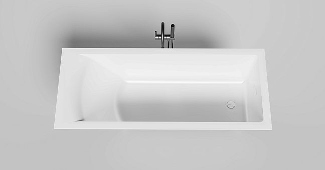 Ванна встраиваемая Cascata 170x70, матовая, покраска по RAL полностью