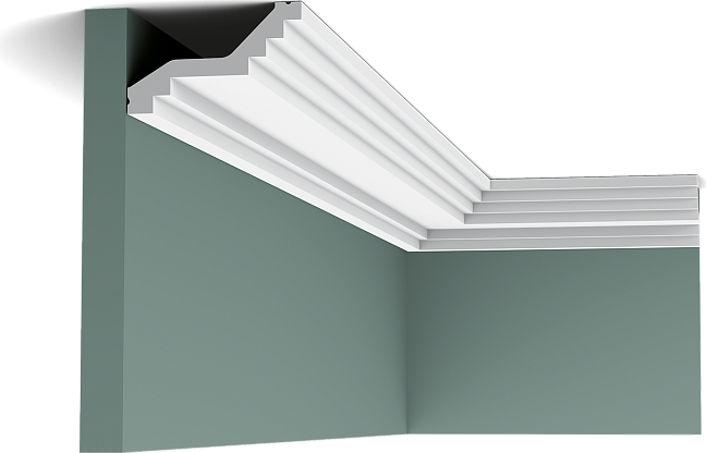 Потолочный карниз Orac Décor C400 пуротач 200,0 x 10,0 x 6,0