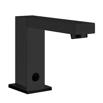 Gessi Rettangolo Смеситель для раковины, электронный, с кран-фильтром для регулировки температуры и напора воды, Black Metal PVD