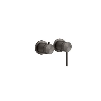 Gessi 316 Встраиваемый смеситель, на 2 источника (внешняя часть), Black Metal Brushed PVD