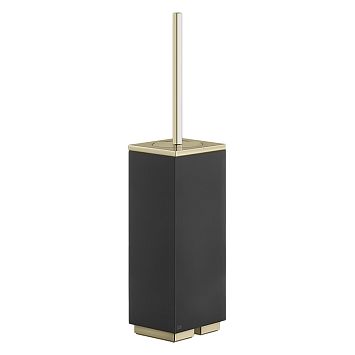 Gessi Rettangolo Ершик напольный черный, Brass Brushed PVD