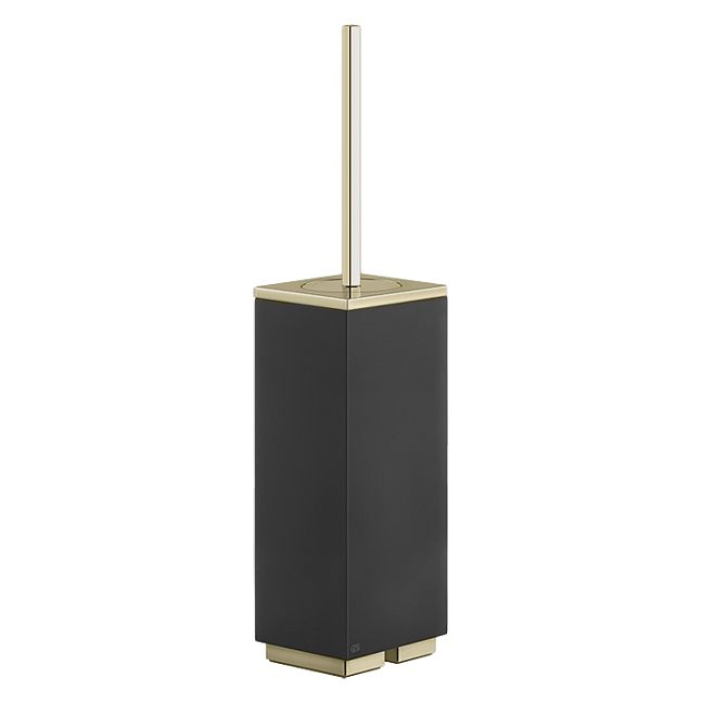 Gessi Rettangolo Ершик напольный черный, Brass Brushed PVD