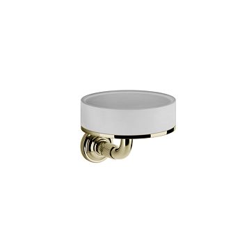 Gessi Venti20 Мыльница подвесная, белый, фурнитура Brass PVD