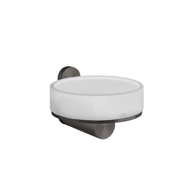 Gessi 316 Мыльница настенная, белый/brushed black metal pvd