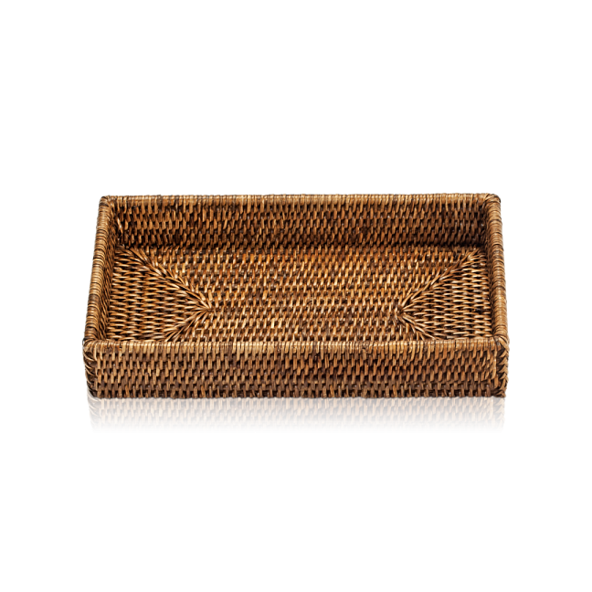 Decor Walther 0932092 - BASKET TAB 2 Лоток Ротанг темный