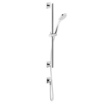 Gessi Rilievo Штанга в комплекте с душевой лейкой, шланг 1,50 м, вывод воды из стены, хром