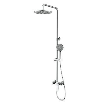 Nemo NM-1353CR Душевая колонна, смеситель для душа на 2 потока Верхний душ (латунь) 25 см
