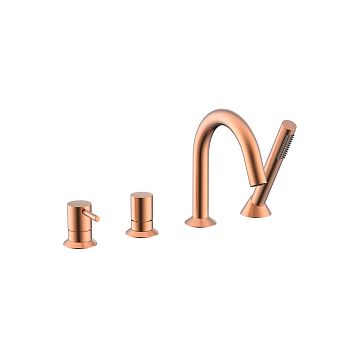 Nemo NM-2352RG Смеситель на борт ванны ROSE GOLD