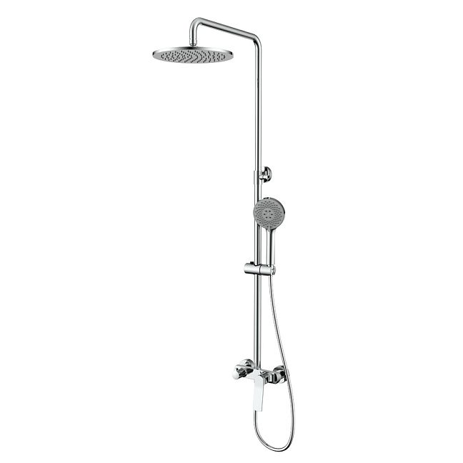 Nemo NM-1353CR Душевая колонна, смеситель для душа на 2 потока Верхний душ (латунь) 25 см