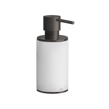 Gessi 316 Дозатор для жидкого мыла настольный, белый/brushed black metal pvd