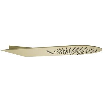 Gessi Tremillimetri Душевая головка для настенного крепления 300х550 мм, Brass Brushed PVD