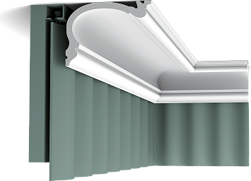 Профиль для штор Orac Décor C341 HERITAGE M пуротач 200,0 x 12,2 x 8,8