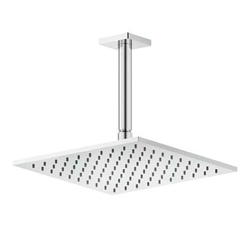 Gessi Rilievo Потолочная душевая головка шарнирная 250x250 мм на 1/2, хром