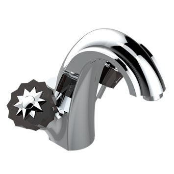 Смеситель для раковины  THG Mille Nuits - Brume crystal на одно отверстие с донным клапаном