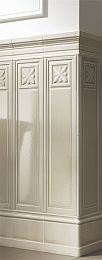 Вставка Ceramiche Grazia Epoque Angolo Terminal Deco Beige/Ivory Matt 2x12 купить в Москве: интернет-магазин StudioArdo