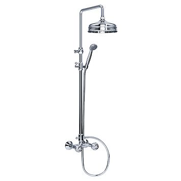 Душевая стойка со смесителем ½" Joerger Florale Crystal 600.20.410.xxx-AA