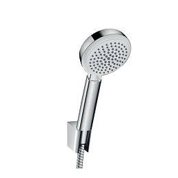 Ручной душ Hansgrohe Crometta 100 Vario Port 10см., с держателем, цвет: белый/хром купить в Москве: интернет-магазин StudioArdo