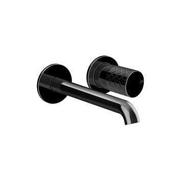 Gessi Habito Intreccio Смеситель для раковины настенный встраиваемый, однорычажный, Black Metal PVD
