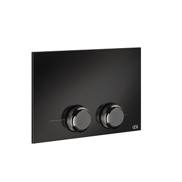 Gessi Venti20 Клавиша смыва для унитаза двойная, для инсталляций TECE, Black Metal PVD