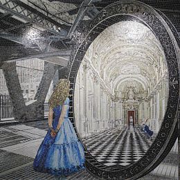 Художественное панно из мозаики Алиса в стране чудес купить в Москве: интернет-магазин StudioArdo