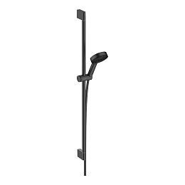 Hansgrohe Pulsify Select S Душевой набор 105 3jet Relaxation cо штангой 90 см черный матовый 24170670  купить в Москве: интернет-магазин StudioArdo