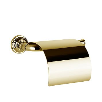 Gessi Venti20 Держатель туалетной бумаги, с крышкой, Gold PVD