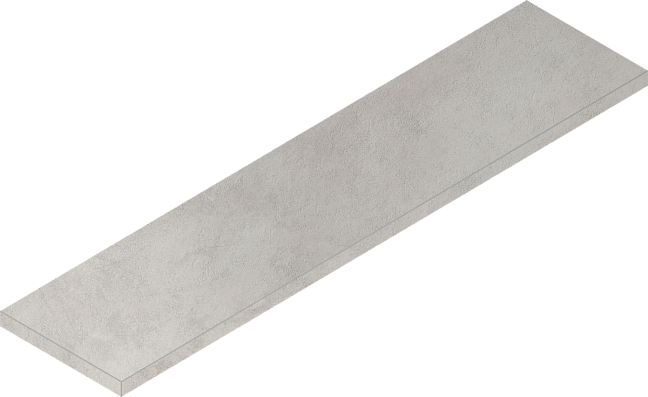 Italon Керамогранитная угловая ступень Millennium Scal. Ang. SX Silver 33x120 Nat