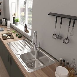 Смеситель для кухни Hansgrohe Focus M42 1 отв., цвет: нержавеющая сталь купить в Москве: интернет-магазин StudioArdo