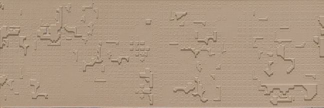 Керамогранит Mutina Bas Relief Cloud Relief Cipria Matt 18x54