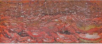 Стеклянная плитка Sicis Vetrite Gem Glass Сrimson 135x290