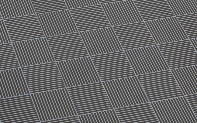 Керамогранит Mutina Fringe Bold Anthracite 12,3x12,3