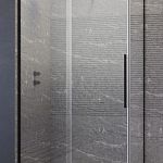 Дверь Furo KDJ Black 62,2x200 прозрачное 8 мм правая 1/3 купить в Москве: интернет-магазин StudioArdo