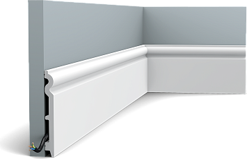 Плинтус Orac Décor SX138 дюрополимер 200,0 x 1,5 x 13,8