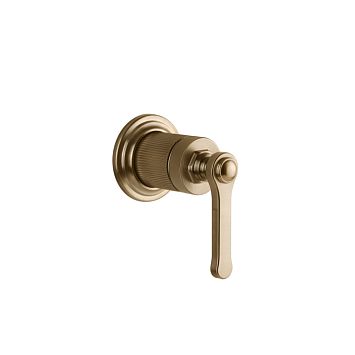 Gessi Venti20 Смеситель встраиваемый, однорычажный, внешняя часть, Warm Bronze Br. PVD