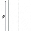 Деталь для увеличения высоты смесителя LM00051021, Н70см. хром купить в Москве: интернет-магазин StudioArdo