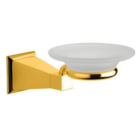 Nicolazzi Vincent Мыльница стеклянная подвесная, цвет держателя: золото