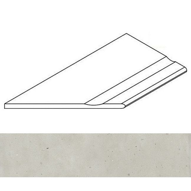 Italon Бордюр из керамогранита Avantgarde Pure Bordo 30x120 Svasato Round Sx