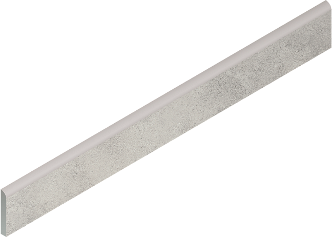Italon Керамогранитный плинтус Millennium Battiscopa Silver 7,2x60 Nat Rett